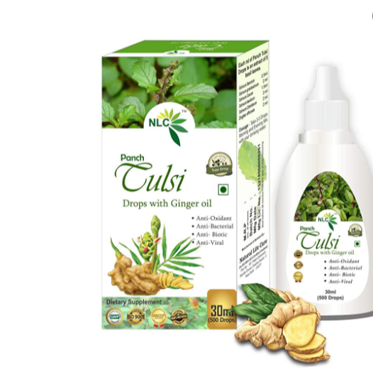 KR Tulsi Honey Herbal Drops, 500ML