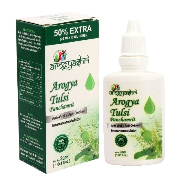 Arogyashri Liquid Tulsi Panchamrit, Packaging Size: 30 Ml