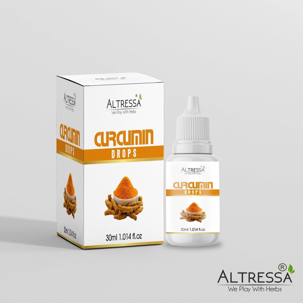 Altressa Natural Curcumin Liquid Turmeric Drops, 30 Ml, Packaging Type: Bottle