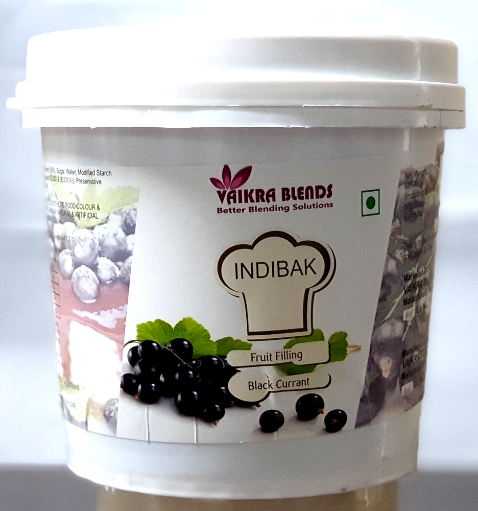 Indi bake colourless INDIBAK Black Currant Fruit Filling, For Bakery, Powder