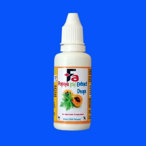 Fa Papaya Leaf Extract Drops, Packaging Type: Bottle