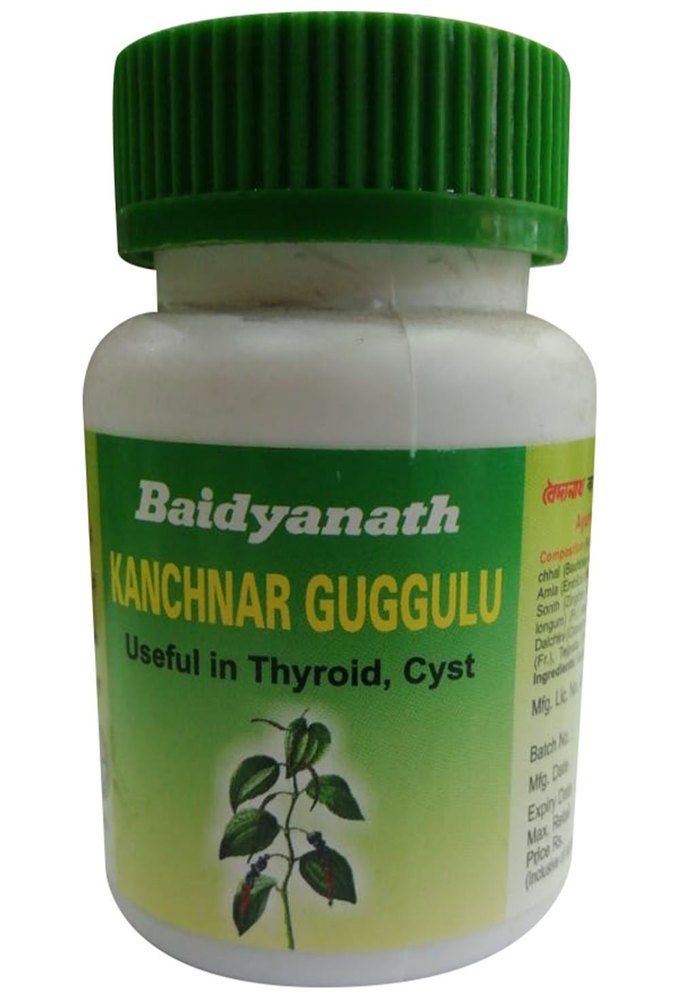 Thyroid Cyst Baidyanath Kanchanar Guggulu Tablet, Packaging Type: Bottle, Packaging Size: 20 Tablets