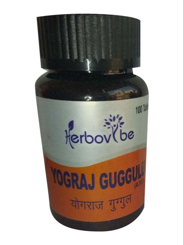 Herbovibe Yograj Guggul Ayurvedic Tablet, For Personal, Packaging Size: 100 Tablets