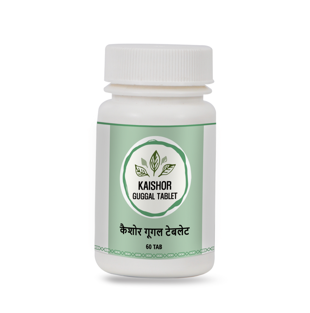 Ayurvedic Medicine Kaishore Guggulu Tablets, Packaging Type: USFDA HDPE White Container, 60 Tablet