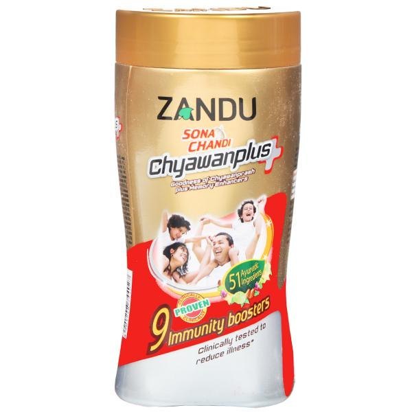 Zandu Sona Chandi Chyawanprash Plus, 475 gm