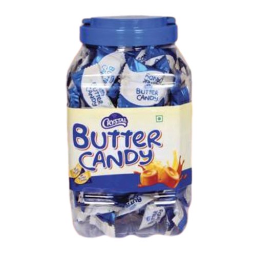 Crystal White Butter Candy, Packaging Type: Plastic Jar, Carton