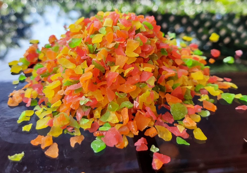 Crystallized Fruit Candied Shredded Dices (7 To 10mm)
