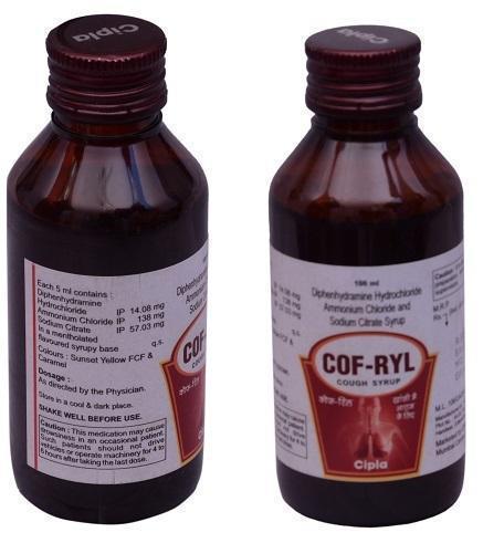 Glass Sweet COF-RYL Cough Syrup, Bottle Size: 150 ml