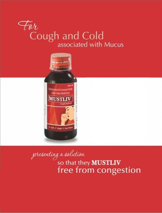 Mustliv Cough Formula, Bottle Size: 100 mL