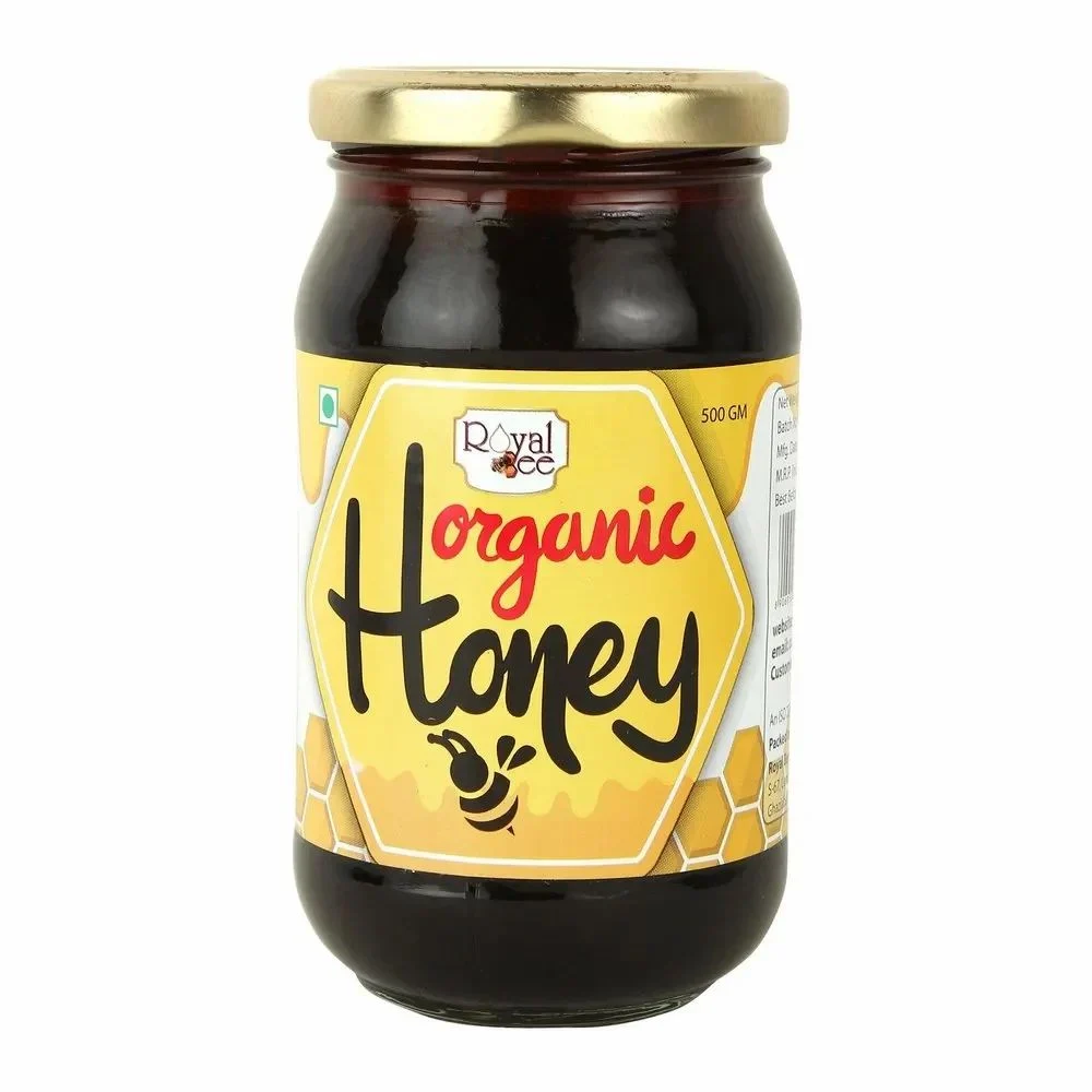 Royal Bee Organic Honey 500 Gm, 250gm, 500gm, Packaging Type: Glass Bottle
