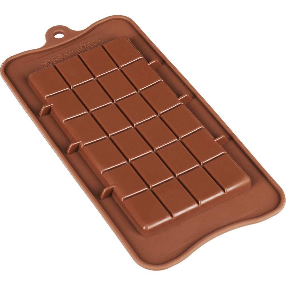 Silicone Brown Chocolate Mold, Rectangle