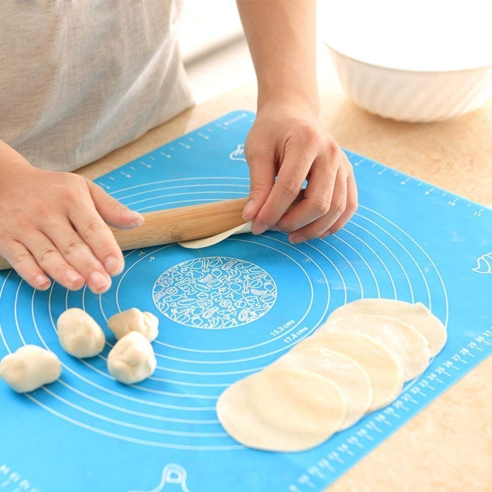 Multicolor Square Non Stick Silicone Baking Mat, For Cake, Size: 50 * 40 cm