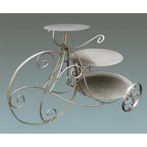 Iron 3 Tier Cupcake Stand, For Bakery, Size: 6x8x10 Ht 14
