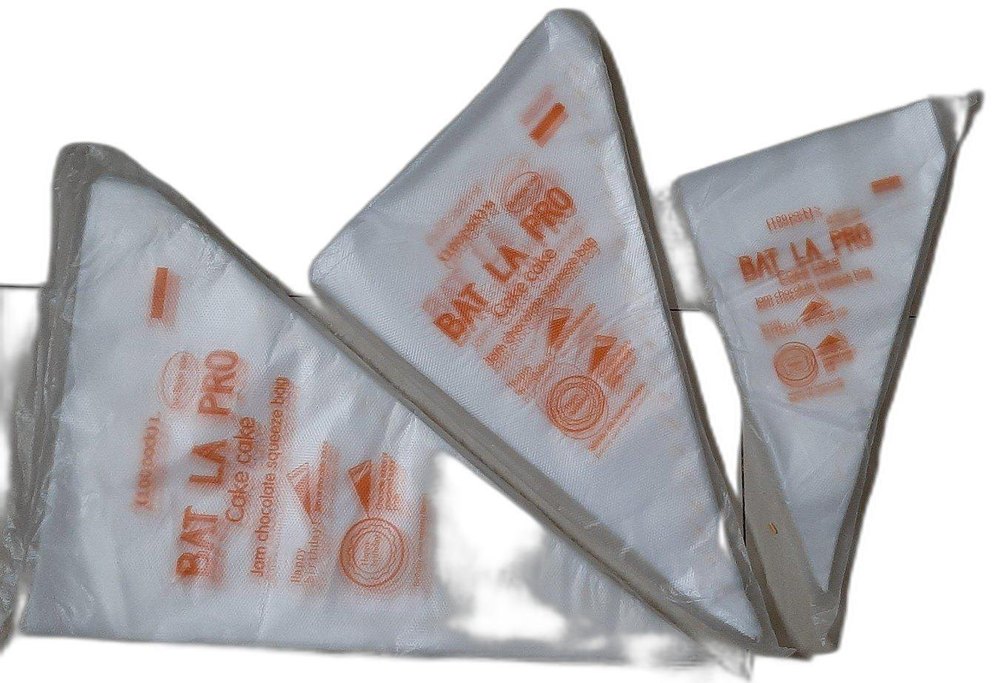 White Rectangular Piping Bags, For Bakery
