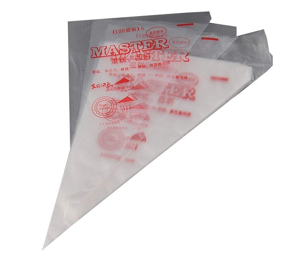 Plastic Triangle Disposable Icing Piping Bag Medium, For Cake, Size: 36 * 30 * 21 cm
