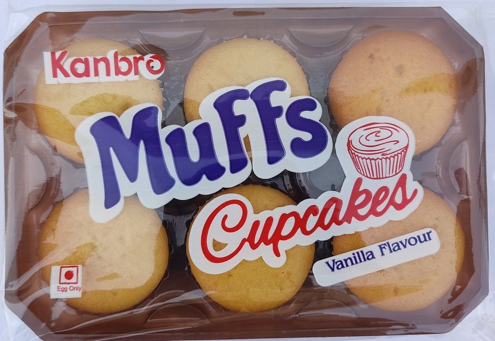 Egg Cake Kanbro Vanilla Cupcake, 125 G
