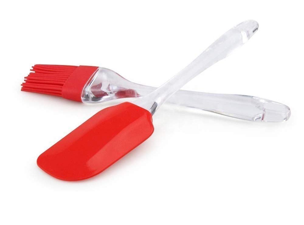 Silicone Spatula And Pastry Brush Set