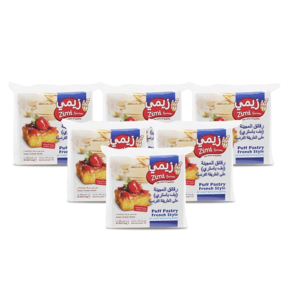 Frozen White Zimi French Puff Pastry 450 Gram