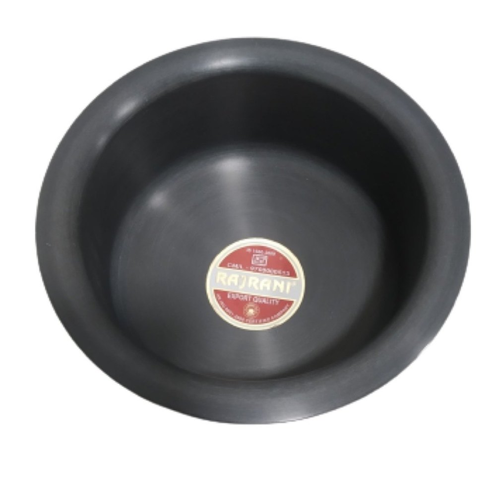 Aluminium Hard Anodized Top, Hard Anodized Bartan, Black Bartan, Capacity: 5, Size: 10-18