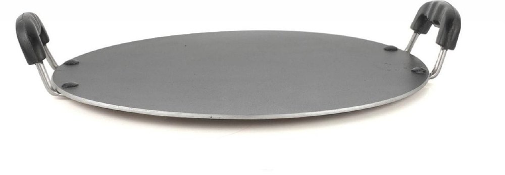 Black Mild Steel Sunmate Round Flat Tawa, For Home, Size: 280 mm Diameter