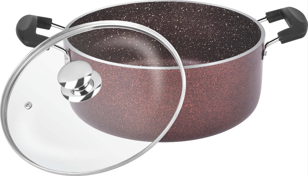 Stainless Steel Granite Kodex Non Stick Casserole, For Home, Capacity: 4 Ltr