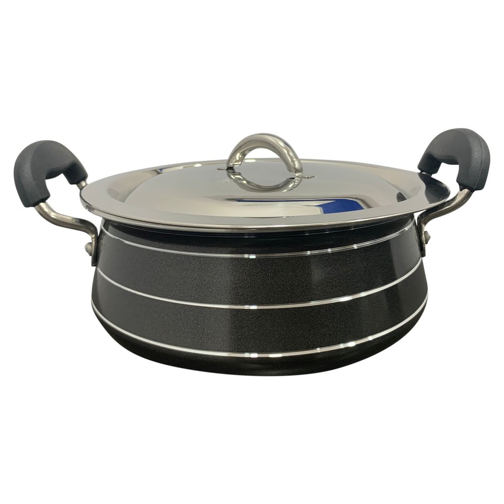 Home Privilez Color Coated Aluminium Non Stick Handi Set, Capacity: 5kg