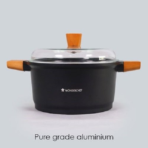Caesar Non-Stick Casserole With Lid, Pure Grade Aluminium, Induction Bottom, 5mm, 2.16L, 20cm