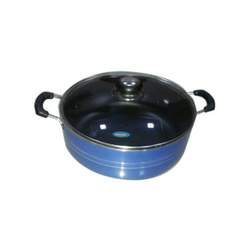 Sun Surya Non Stick Casserole With Glass Lid, Packaging Type: Box, Capacity: 2 L