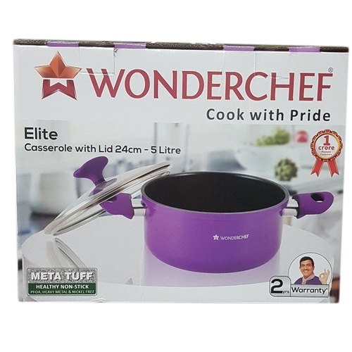 Stainless Steel Wonderchef Elite Casserole for Home