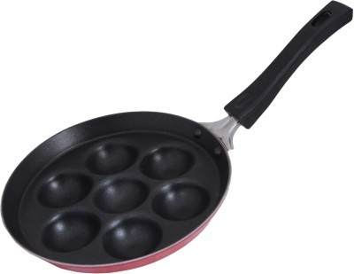 Paddu Maker Aluminium Paniyarakal Non Stick Pan, Size: Small, Capacity: 7 Pits