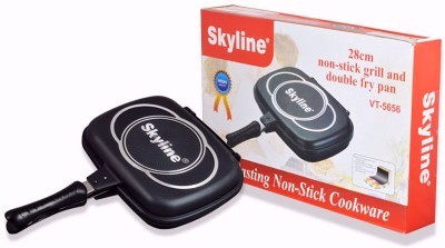 Skyline Grill and Double Pan 28 cm diameter(PTFE (Non-stick)