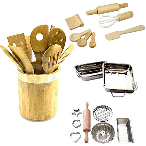 Wooden, Steel Silver Bakery Utensils