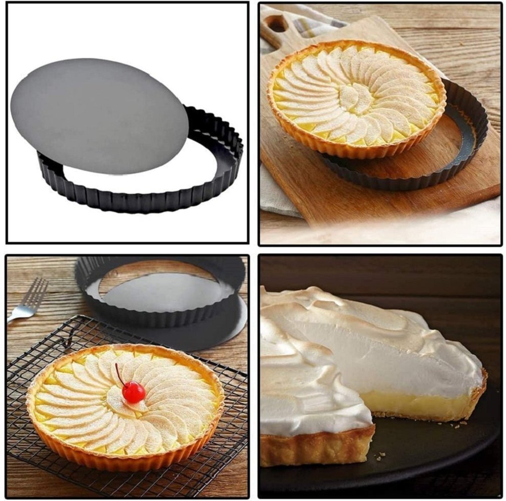 Black Carbon Steel Pizza Pie Pans