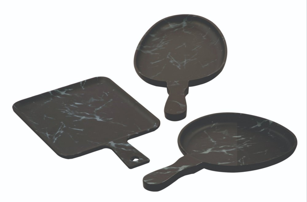 Round MELAMINE SERVING PIZZA BAT, For Event and Party Supplies, Packaging Type: Box