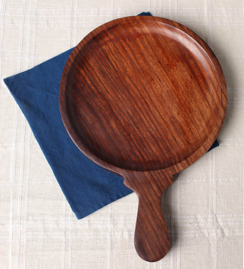 Round Wooden Pizza Plate / Board, For Home