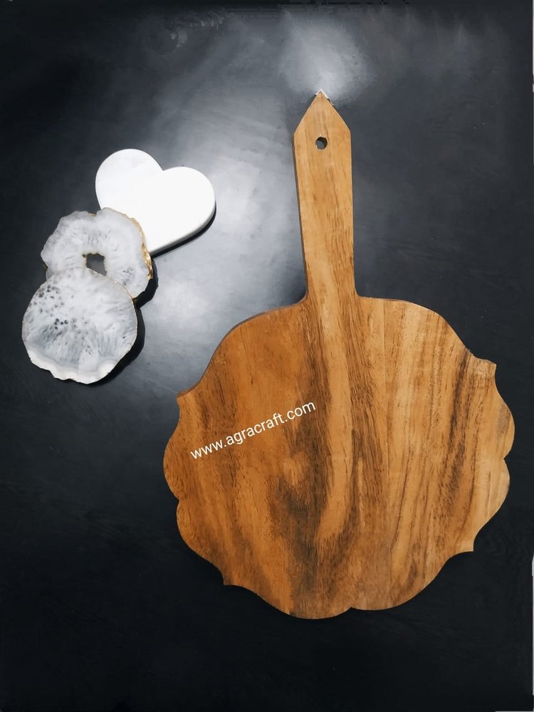 Brown Wooden Cake, Pizza, Served Platter, Size: 10 Inch Round
