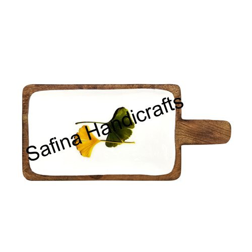 Wooden Rectangular Pizza Platters, For Hotel, Size: 17 X 8 X 1 Inches