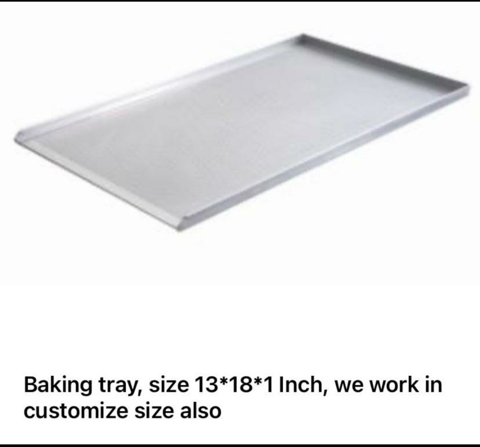 Rectangular Baking Trays Aluminium Baking Trays, Thickness: 1 Inchi, Size: 13 / 18