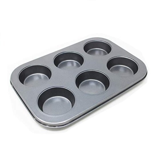 Aluminium Rectangular Cup Cake Mould Tray, For Bakery