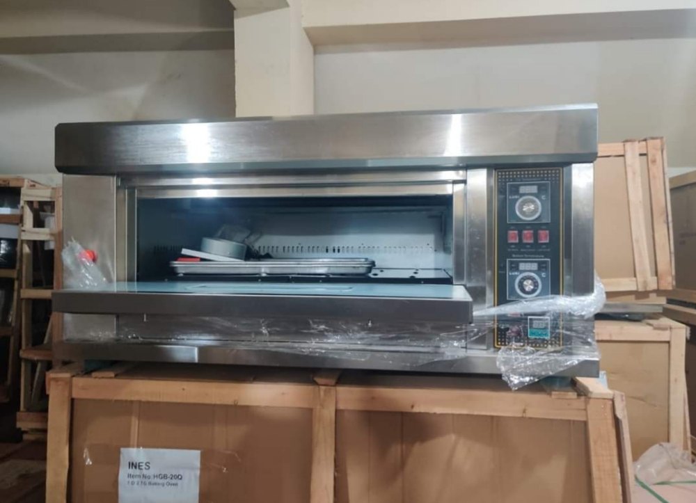 Stainless Steel Rectangular Baking Oven, For Commercial