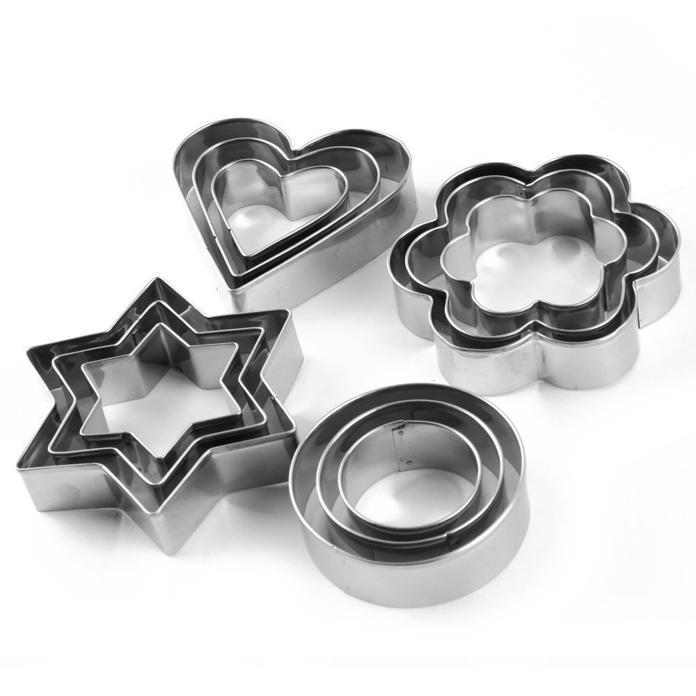 Stainless Steel Bakery Biscuit Cookie Cutter Set