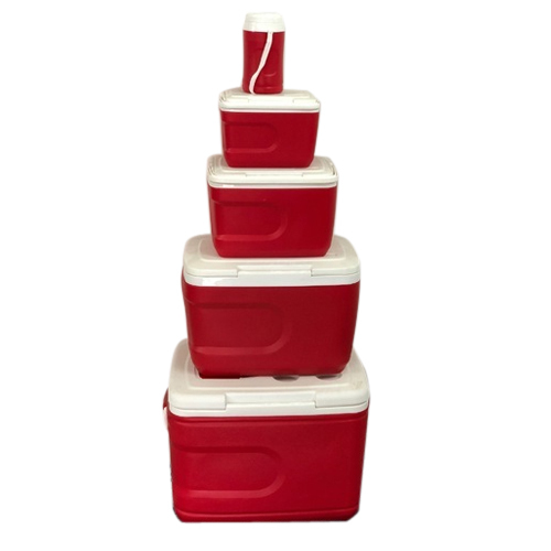 Helitap Red And White Plastic Ice Box Set