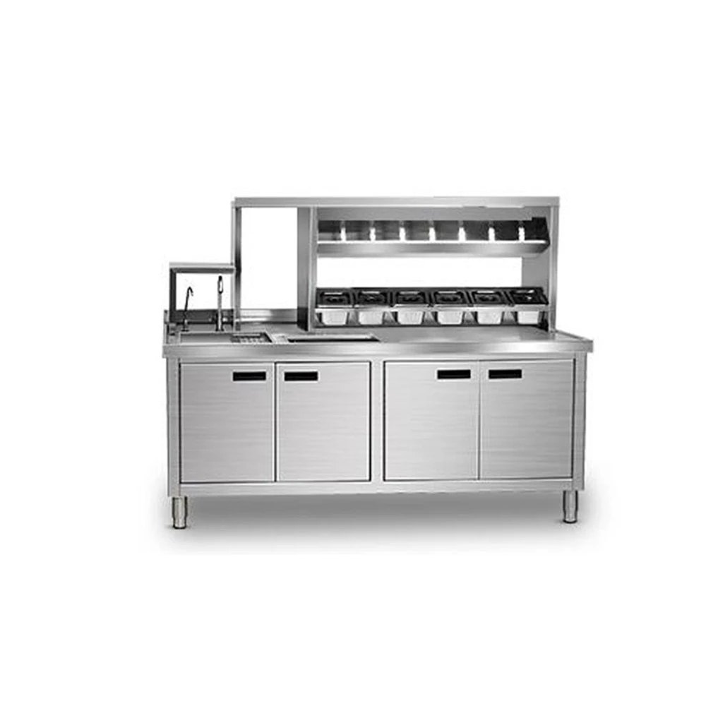 Silver Stainless Steel Bar Counter