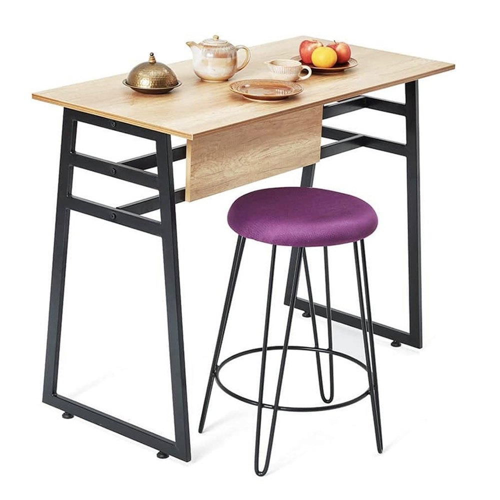 wooden customisable 2 seater bar counter table, Packaging Type: Box