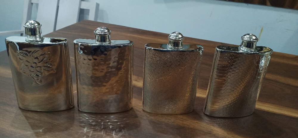 Metallic Hip Flask