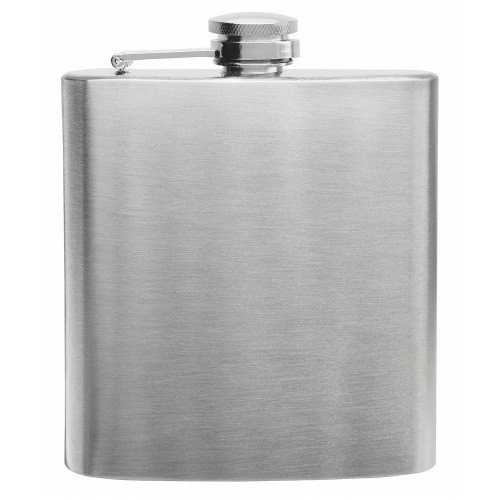 Silver Hip Flask, Size: 7/8/9oz Available