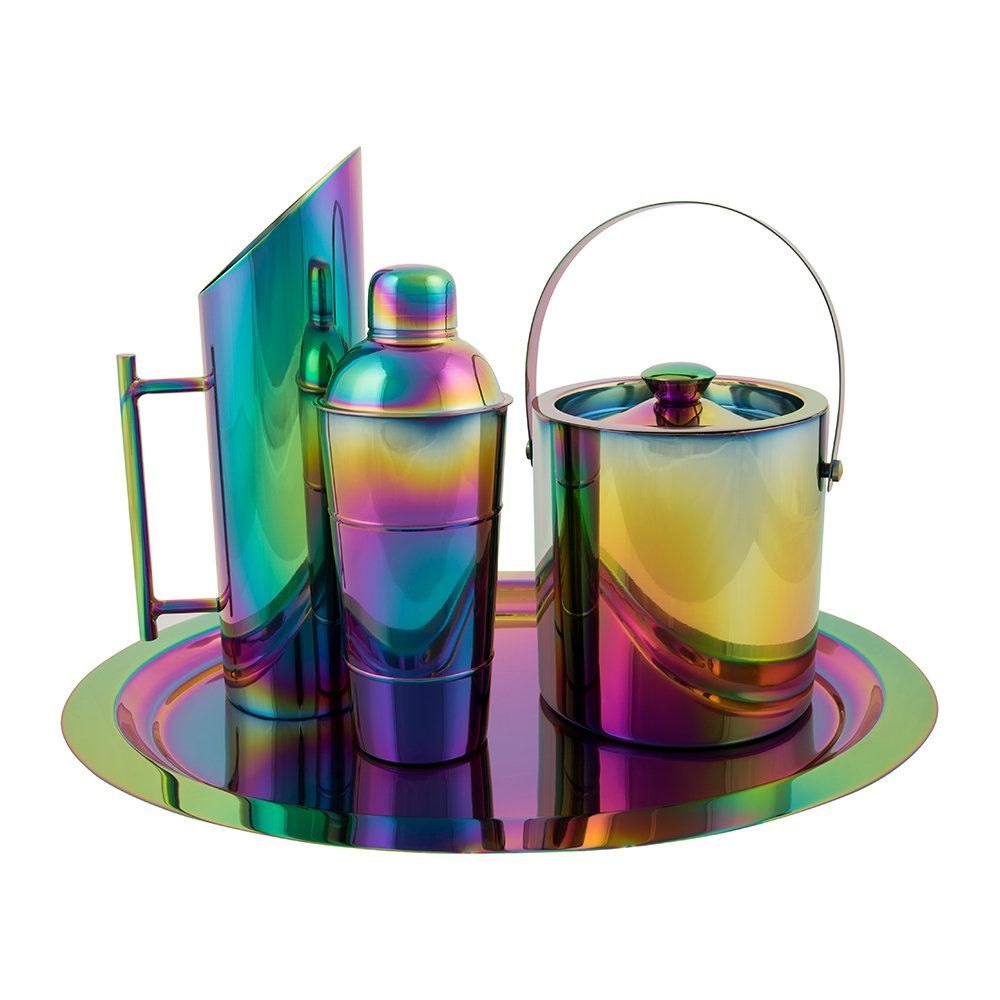 Pvd Titanium Coated Stainless Steel Bar Ware Utensils And Bar Sets, Packaging Type: Box