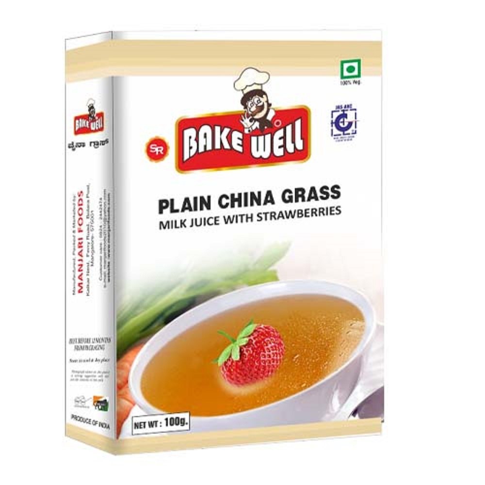 Bake Well Plain China Grass Milk Powder, Box
