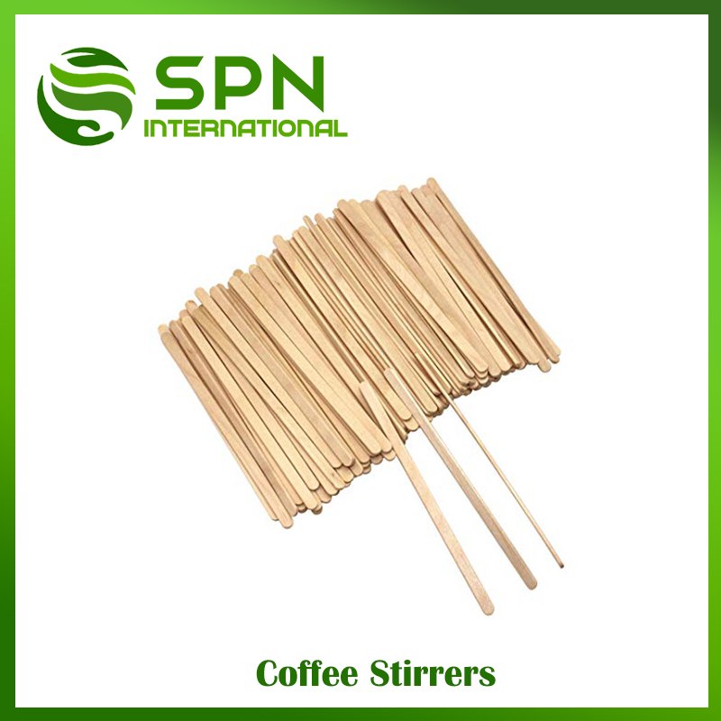 SPN 110mm/140mm/176mm Wooden Coffee Stirrer for Cafeteria & Restaurant