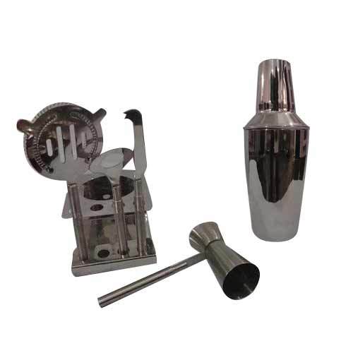 SS Bar Tools With Cocktail Shaker